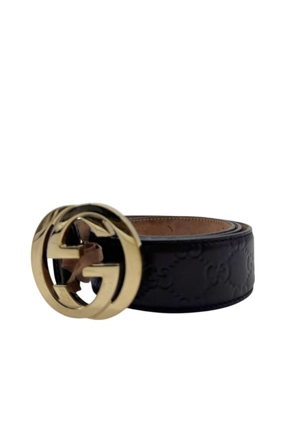 GUCCI -  INTERLOCKING MONOGRAM BELT